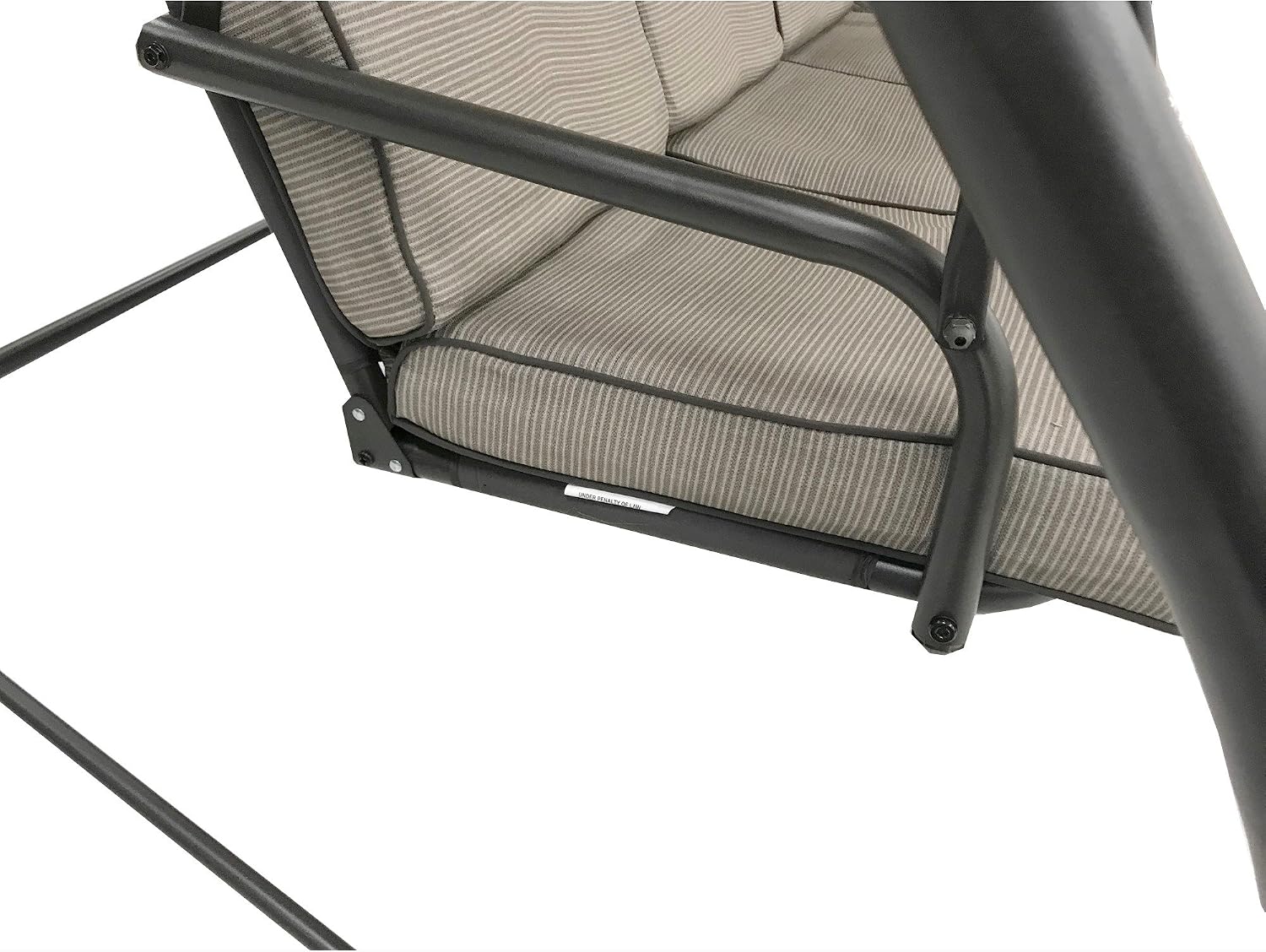 Garden Winds Replacement Canopy Top Cover for The Madison Swing - Standard 350 - Slate Gray