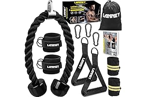 Tricep Rope Cable Machine Attachment, Home Gym Accessories for Exercise