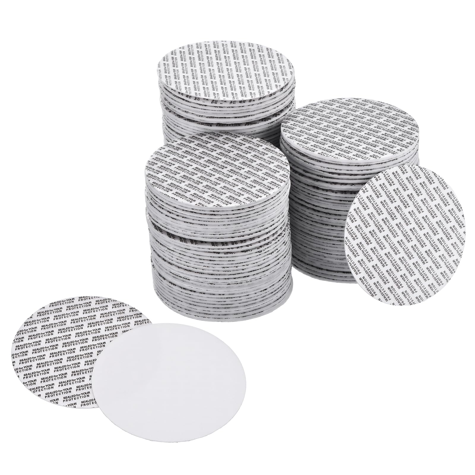 Photo 1 of PATIKIL Foam Lid Liners, 200 Count, 3.35" White PS Foam