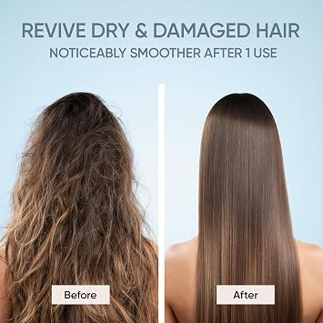 SUNATORIA Keratin Hair Mask - Deep Repair for Dry, Damaged Hair - Hydrolyzed Keratin, Hyaluronic Acid, Argan Oil and Collagen - Sulfate-Free, Paraben-Free | 8.5 fl oz