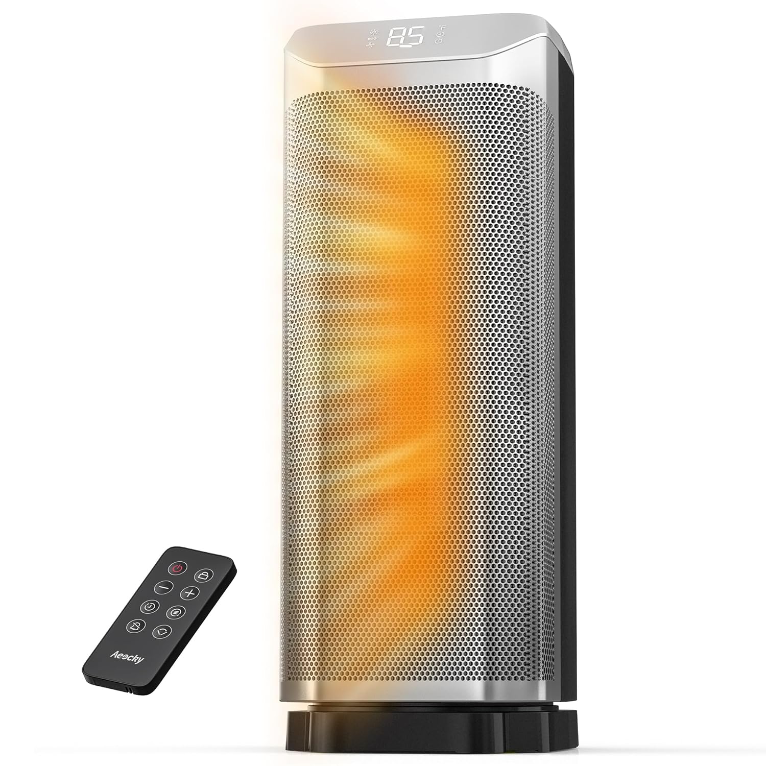 Newly Upgraded AEOCKY Space Heaters for Indoor Use 1500W Metal Electric Space Heater with AI Thermostat Tower Heater