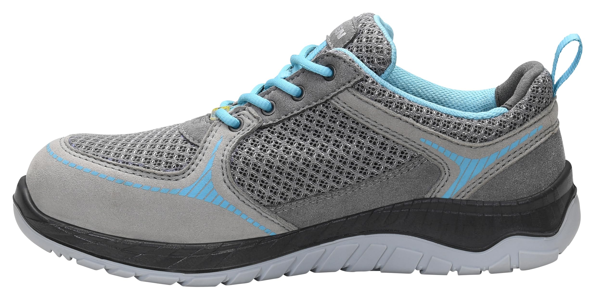 ELTEN Melli Grey Low ESD S1P | Sicherheitsschuhe für Damen & Herren, Stahlkappe, leicht, atmungsaktiv