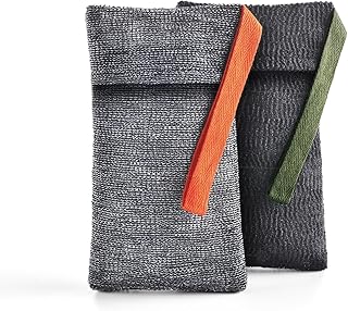 2PCS Soap Bags, Soap Savers and Bar Soap Pouch for Deep Exfoliating, Body Scrubber Shower Sponge, Exfoliating Soap Saver Bag for Bath, Premium Exfoliating Soap Bag, Soap Sock in Shower