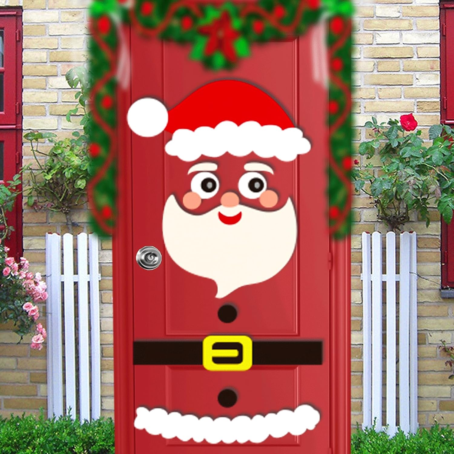 Christmas Door Cover Decorations 