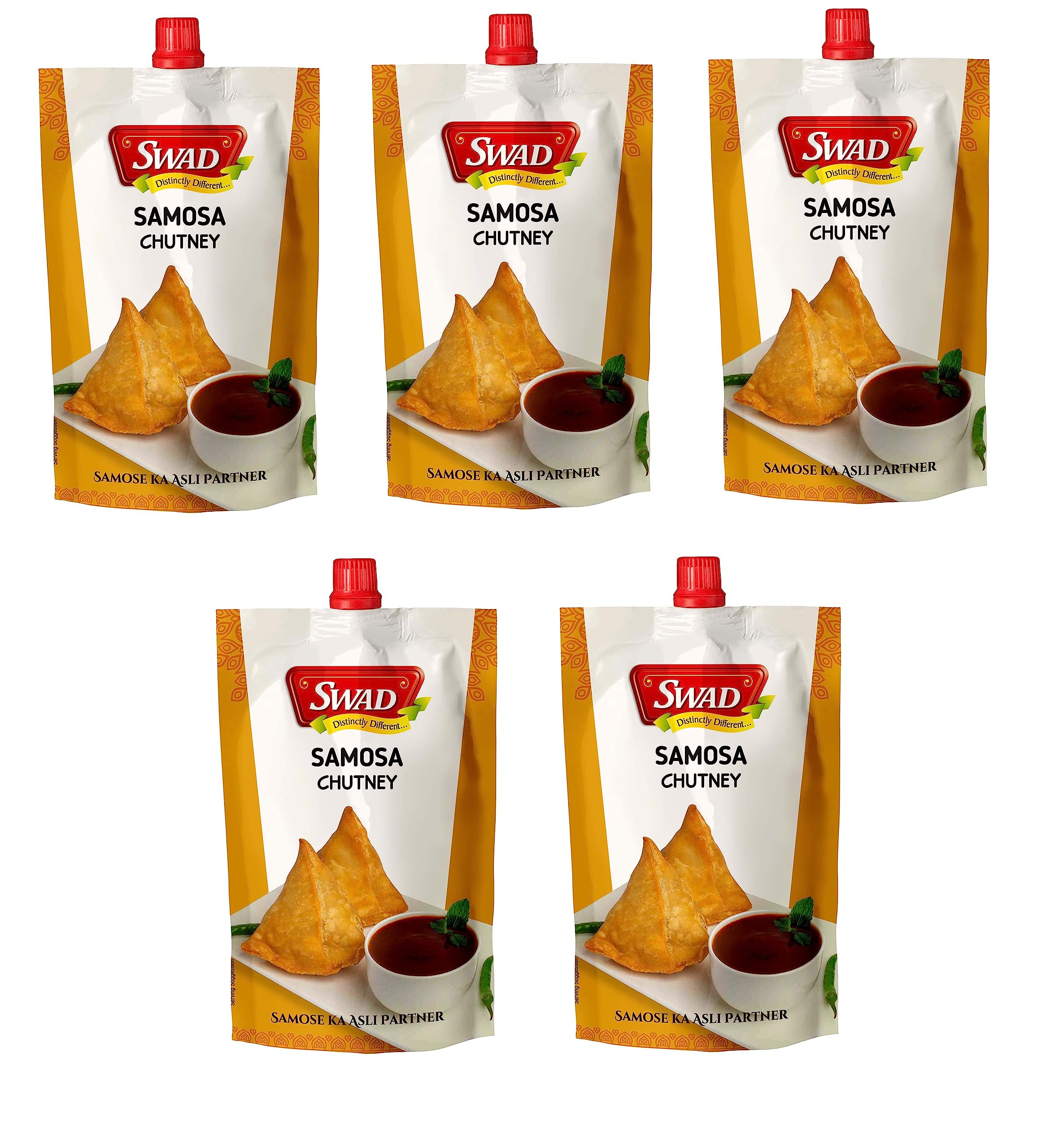 SWAD Samosa Kachori Chutney - Ready to Use Sour & Spicy - Made with Natural and Pure Ingredients (200gm, Samosa Chutney) (Pack of 5) (B0BXGXMG2R) Amazon Price History, Amazon Price Tracker