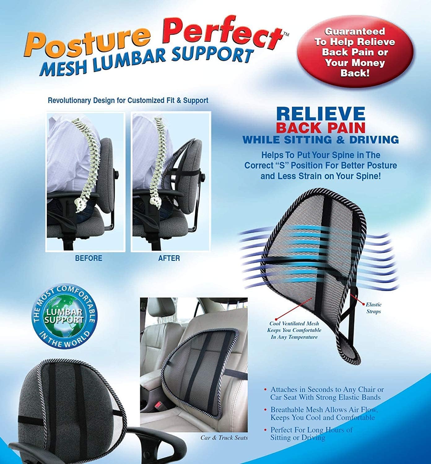 Mesh Lumbar Support