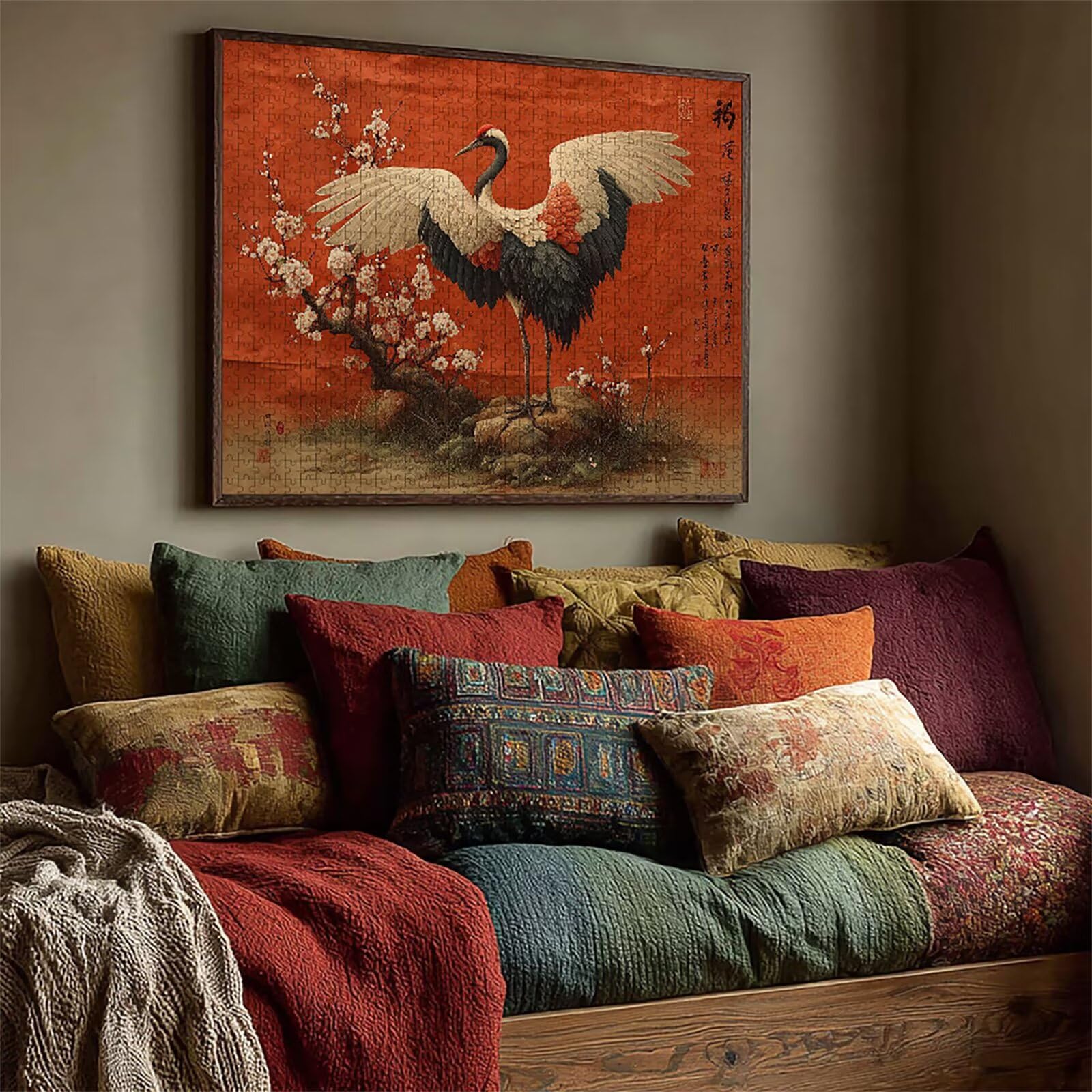 Bird Puzzle 4000 Pezzi Adulti, Puzzle Legno con Scatola 141x87cm, DIY Giochi Divertenti per Familiar, Idea Regalo Uomo e Donna, Squisita confezione Regalo, Estate Decorazioni Casa, (Flower) 2-4218