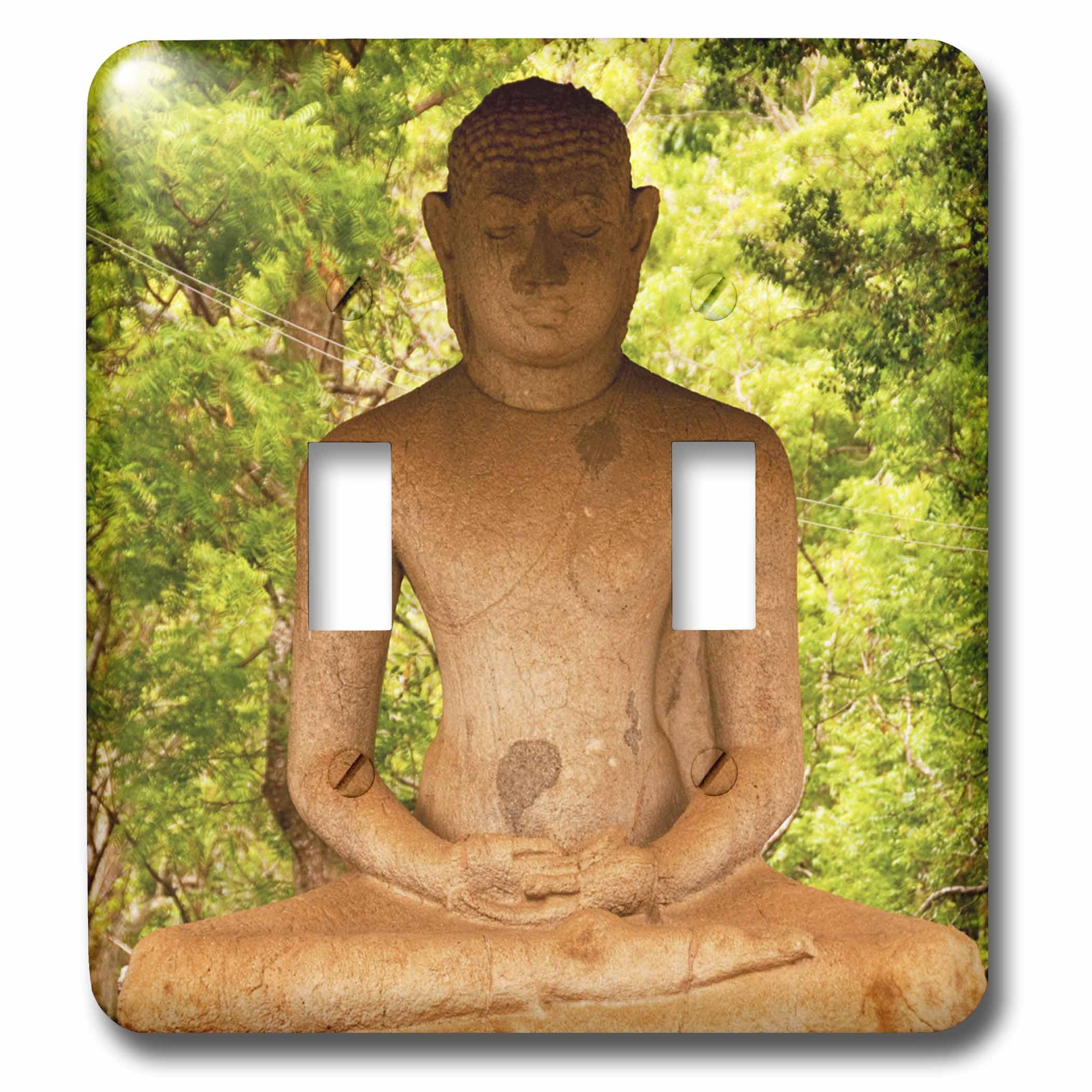 Plaque d'interrupteur Bouddha d'Anuradhapura au Sri Lanka