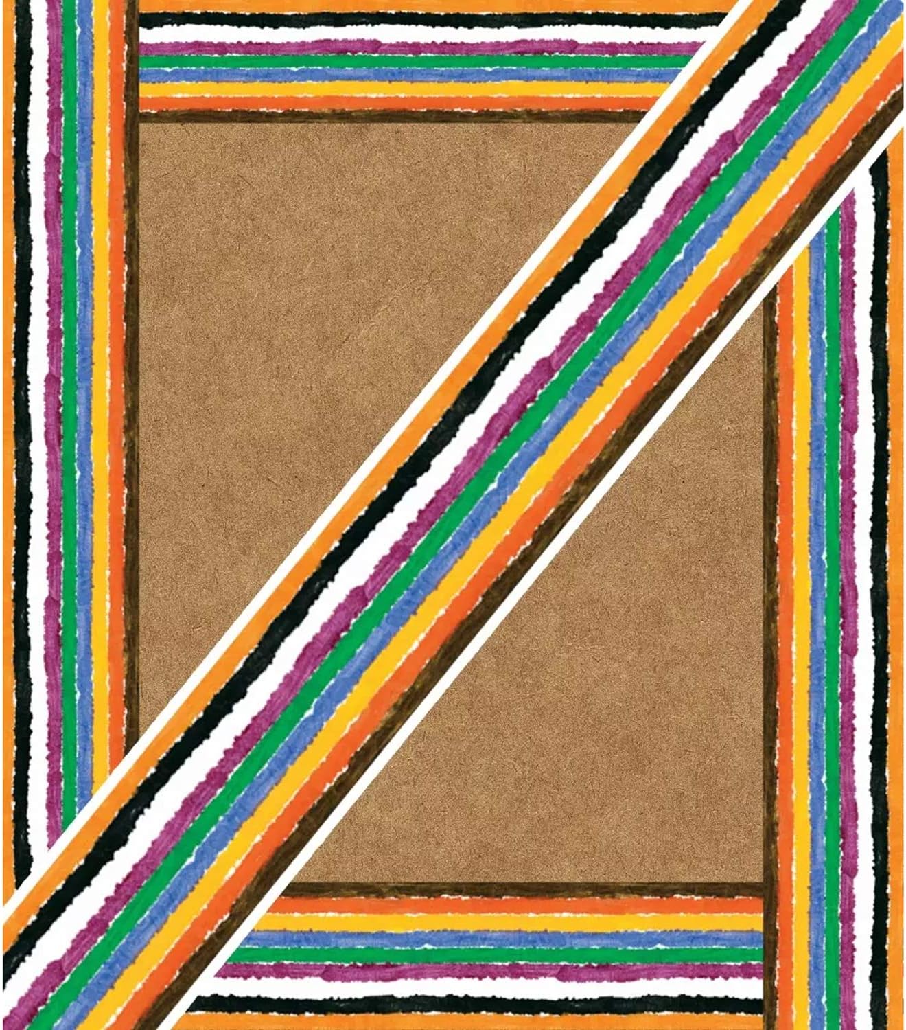 Carson Dellosa The World of Eric Carle Brown Bear, Brown Bear, Stripes Borders (108068)