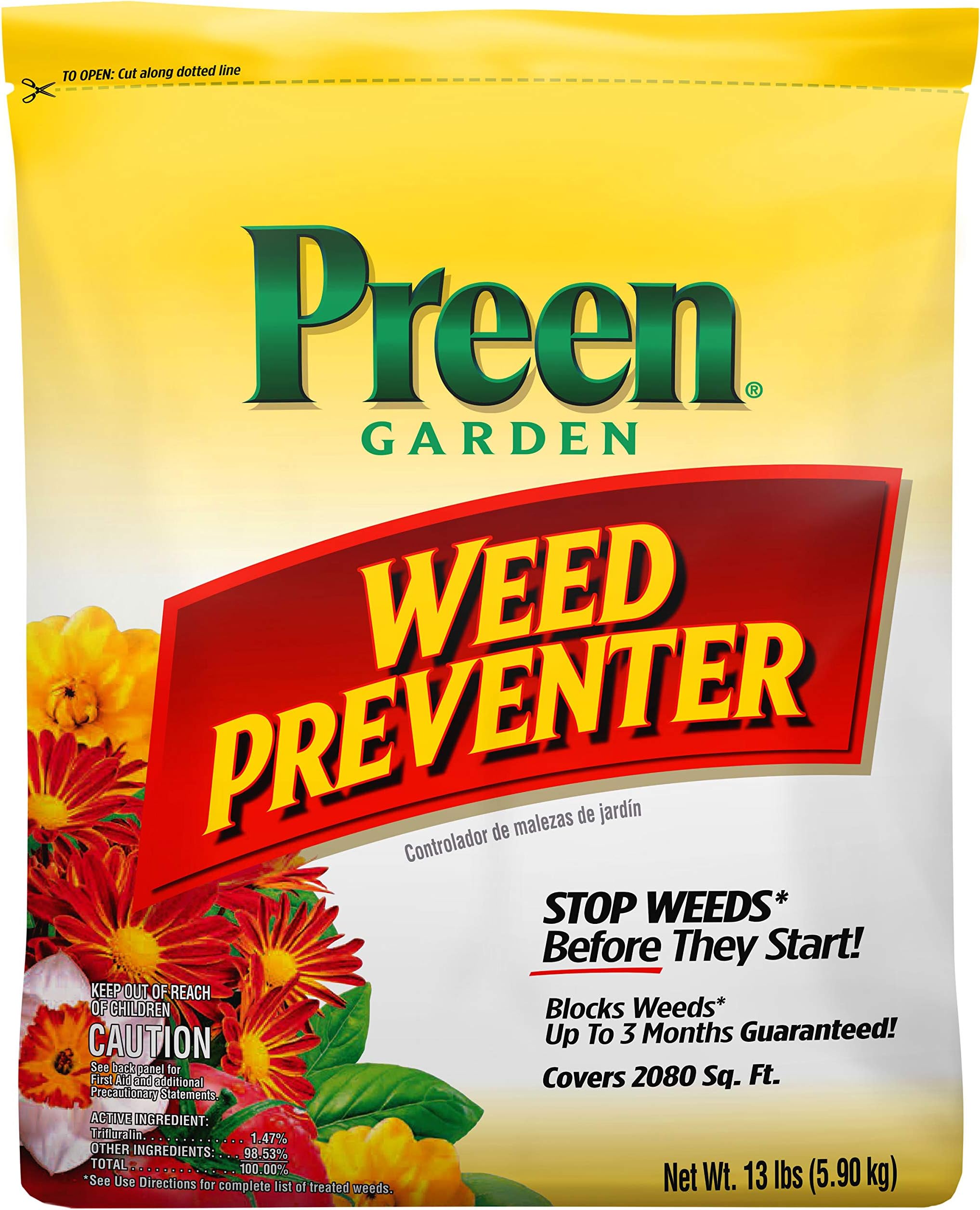 Amazon.com : Roundup Weed Barrier Granules for Weed Prevention, 5.37 ...