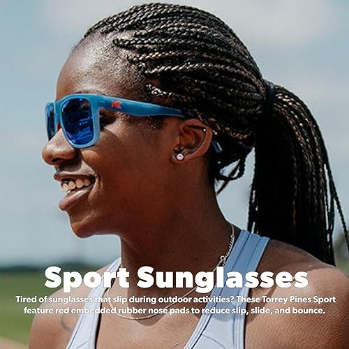 Miniatura 2 de Knockaround Torrey Pines and Sport - Gafas de sol polarizadas para hombres y mujeres, lentes resistentes a impactos y protección completa UV400