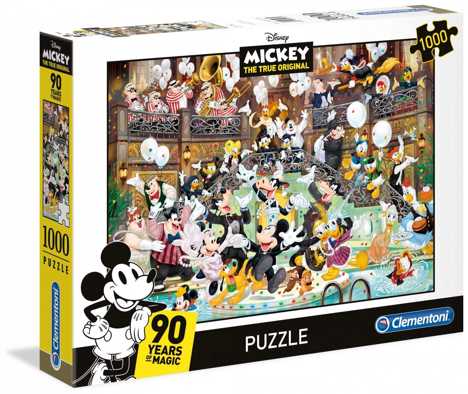Clementoni Disney Gala Puzzle Do Układania, Wielokolorowy, 1000 Elementów, 39472