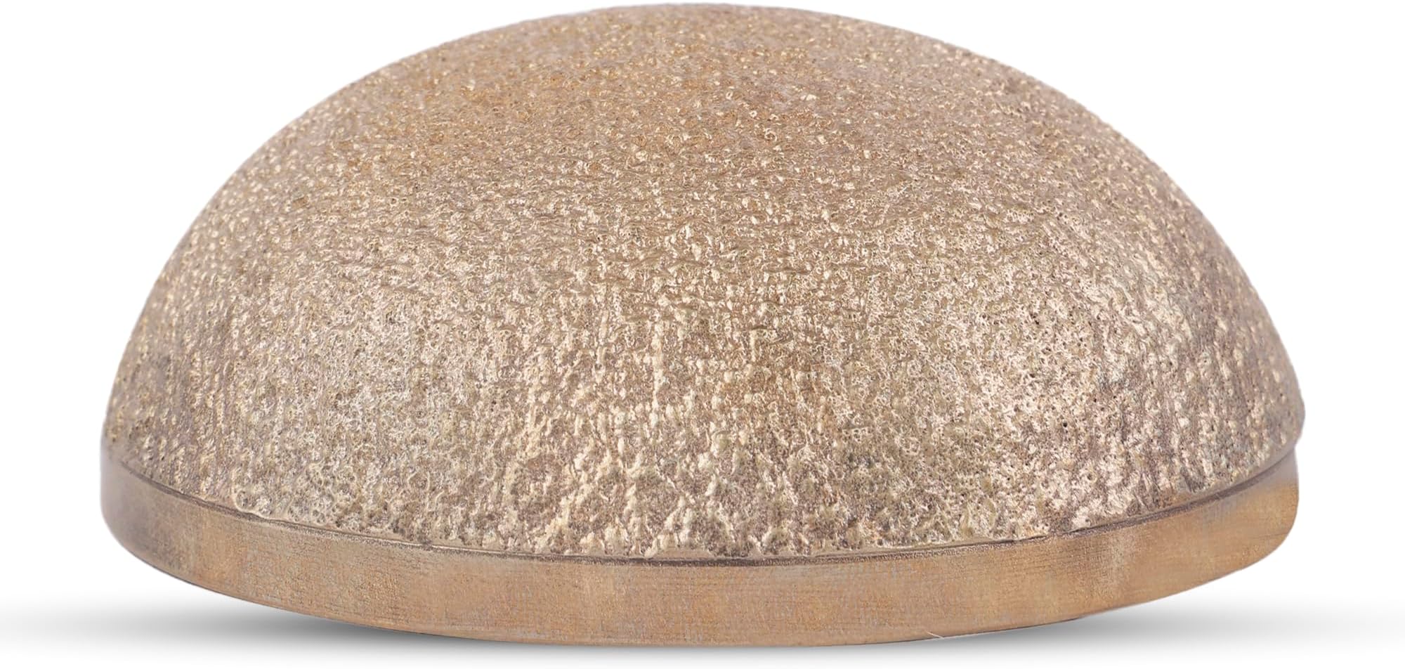 HEALTHANDWEALTH® Kansa Vatki Bowl Cup Bronze Kansa Natural Vatki Ayurvedic Detox Foot Massager Relaxation and Deep Cleaning Ancient Indian Technique | Natural Pack of 1