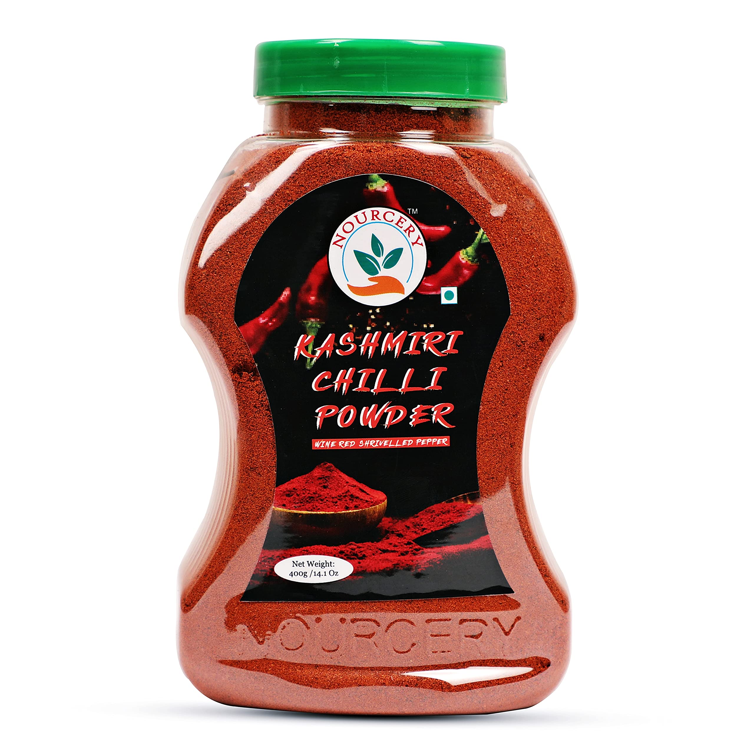 Nourcery Kashmiri Red Chilly Powder, 400 grams (Wine red shrivelled pepper) (B09CL2M41C) Amazon Price History, Amazon Price Tracker