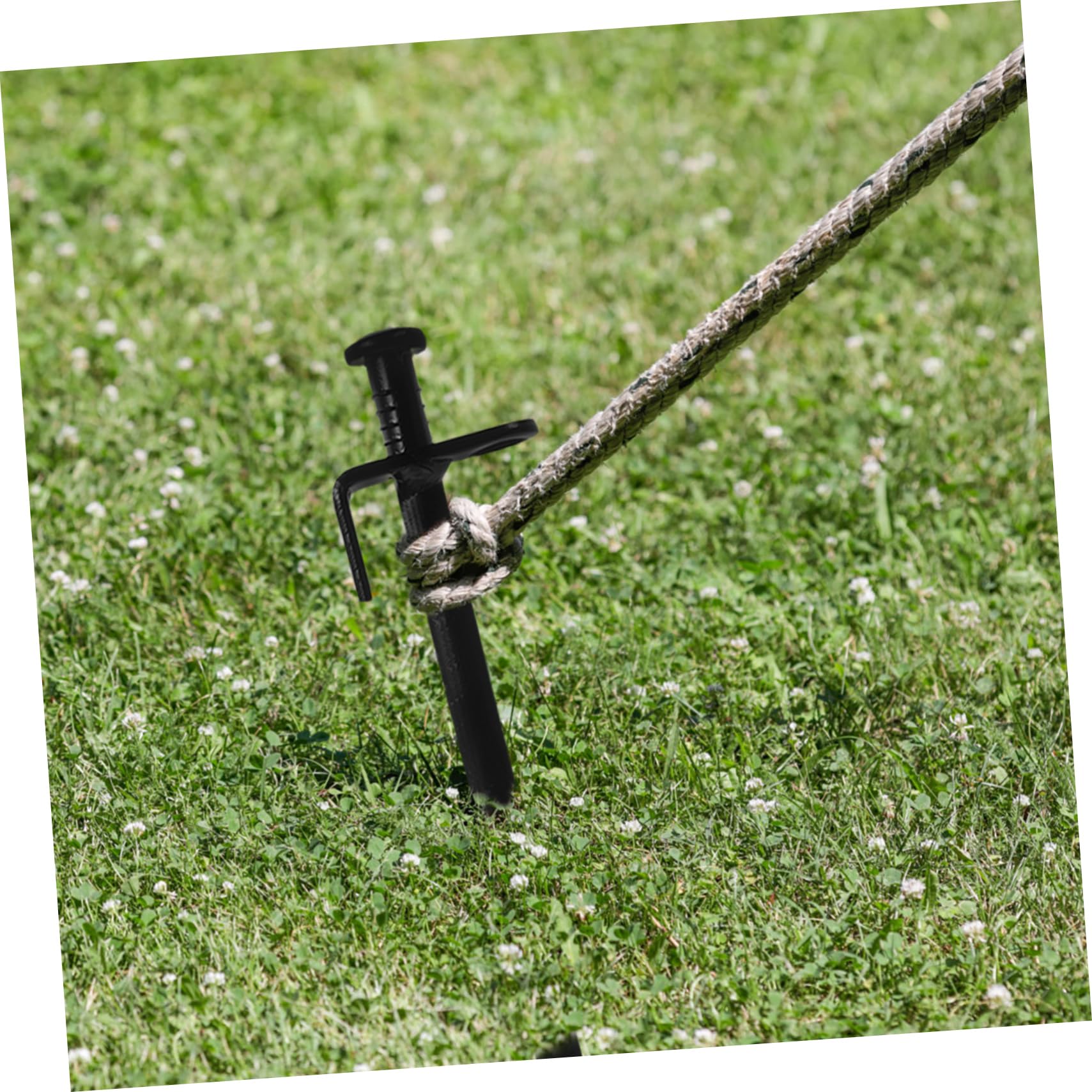 SOIMISS 8pièces Piquets De Tente Acier Ancrages Solides pour Camping Terrasse Jardin Auvents Coupe-Vent