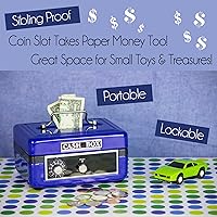 Vista 6 de My Bambino Caja de efectivo personalizada para niños con nombre (rojo) Regalo personalizado para niños