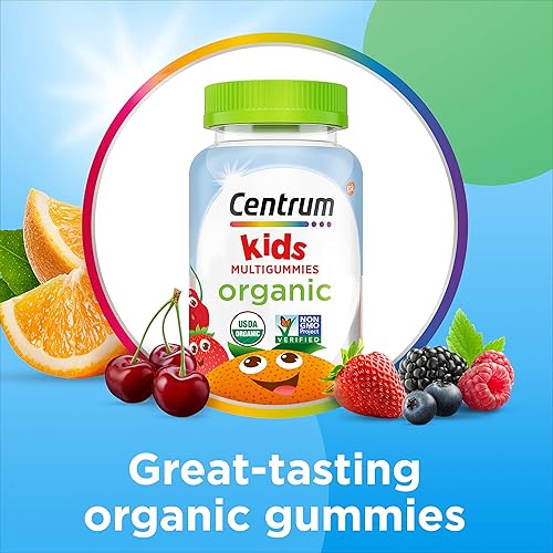 Miniatura 5 de Centrum Multigomitas orgánicas para niños gomitas multivitamínicas para niños multivitamínico orgánico para niños con nutrientes esenciales para