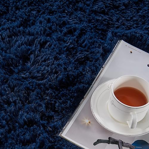 Miniatura 3 de TABAYON Alfombras de Área Modernas Suaves para Interiores de 7x10 pies Shag, Alfombra de Área de Acento de Felpa Antideslizante para Guardería,
