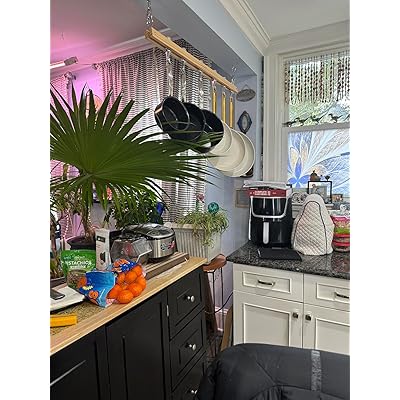Reviews for Cooks Standard 36 in. Single Bar Ceiling Mounted Wooden Pot Rack | Pg 2 - The Home Depot