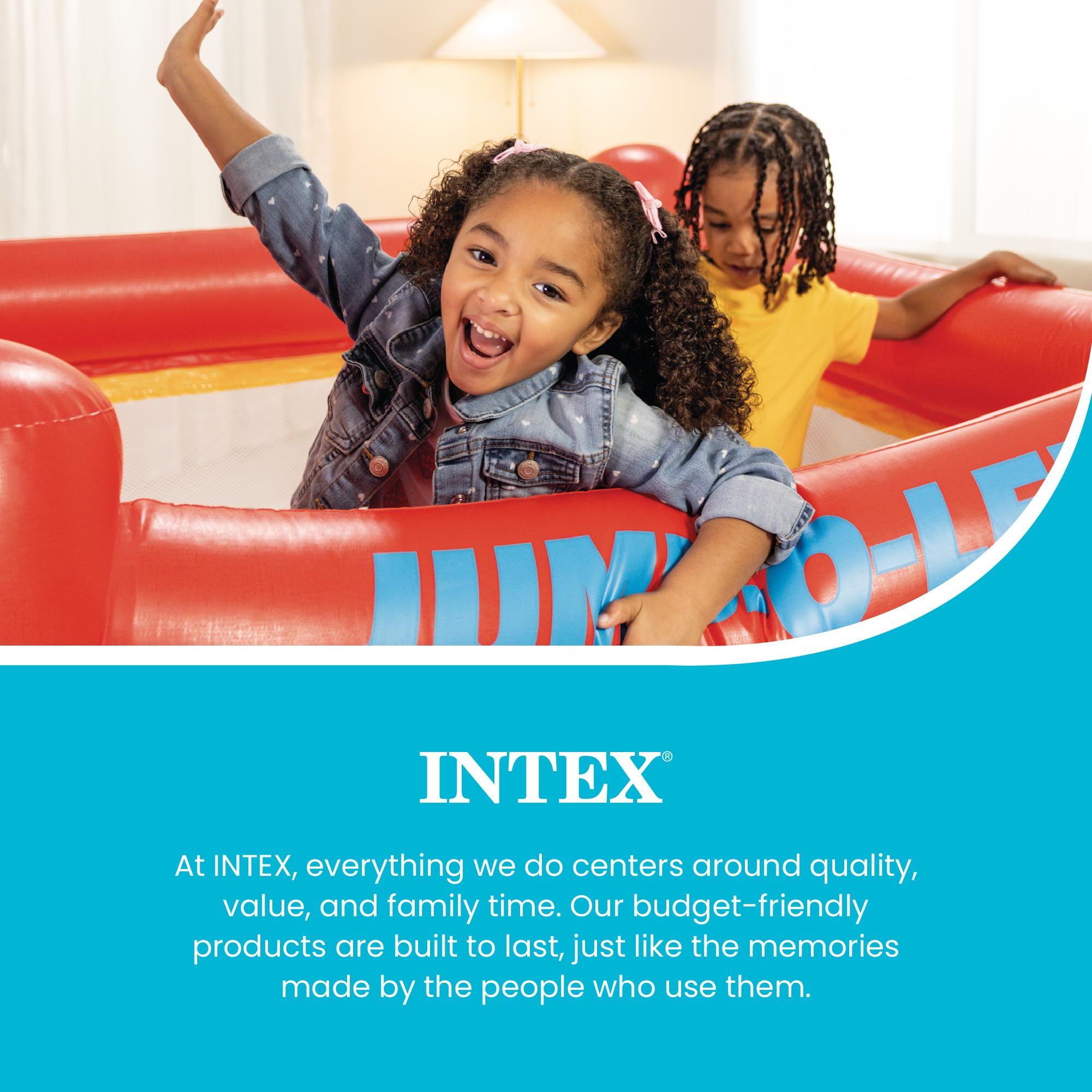 Intex 48260 Saltador Hinchable, 174 x 112 x 174 cm para niños de 3-6 años