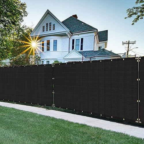 Rejilla de privacidad de 5 x 25 pies para valla de privacidad, cubierta de malla resistente, 90% de bloqueo para pared al aire libre, jardín, patio,