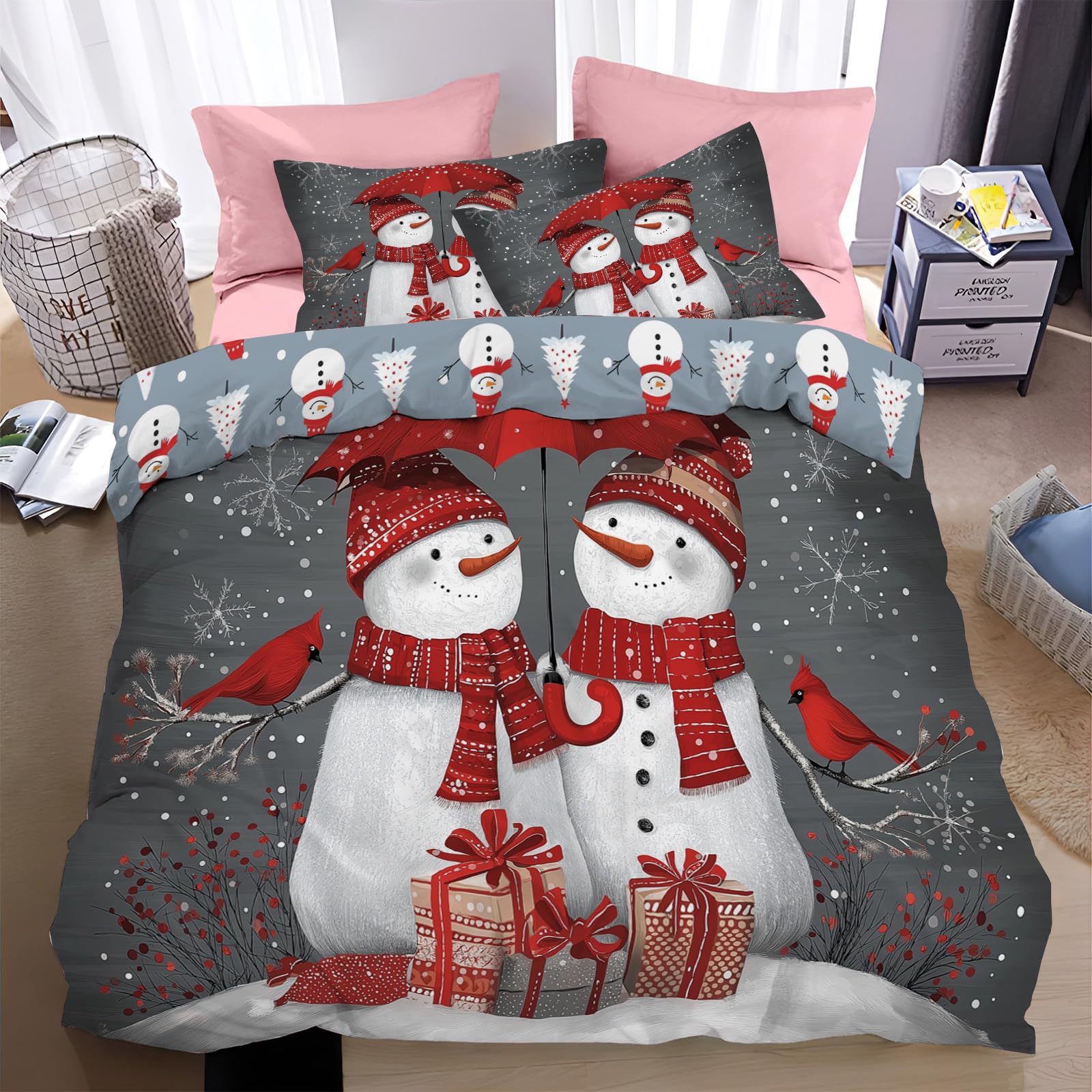 Housse de couette 240x260cm pour en finir avec les couettes qui glissent grâce au zip