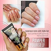 Vista 6 de HyGEL CLEAR - Esmalte de uñas de gel híbrido de 2.0 fl oz, capa transparente natural PF01