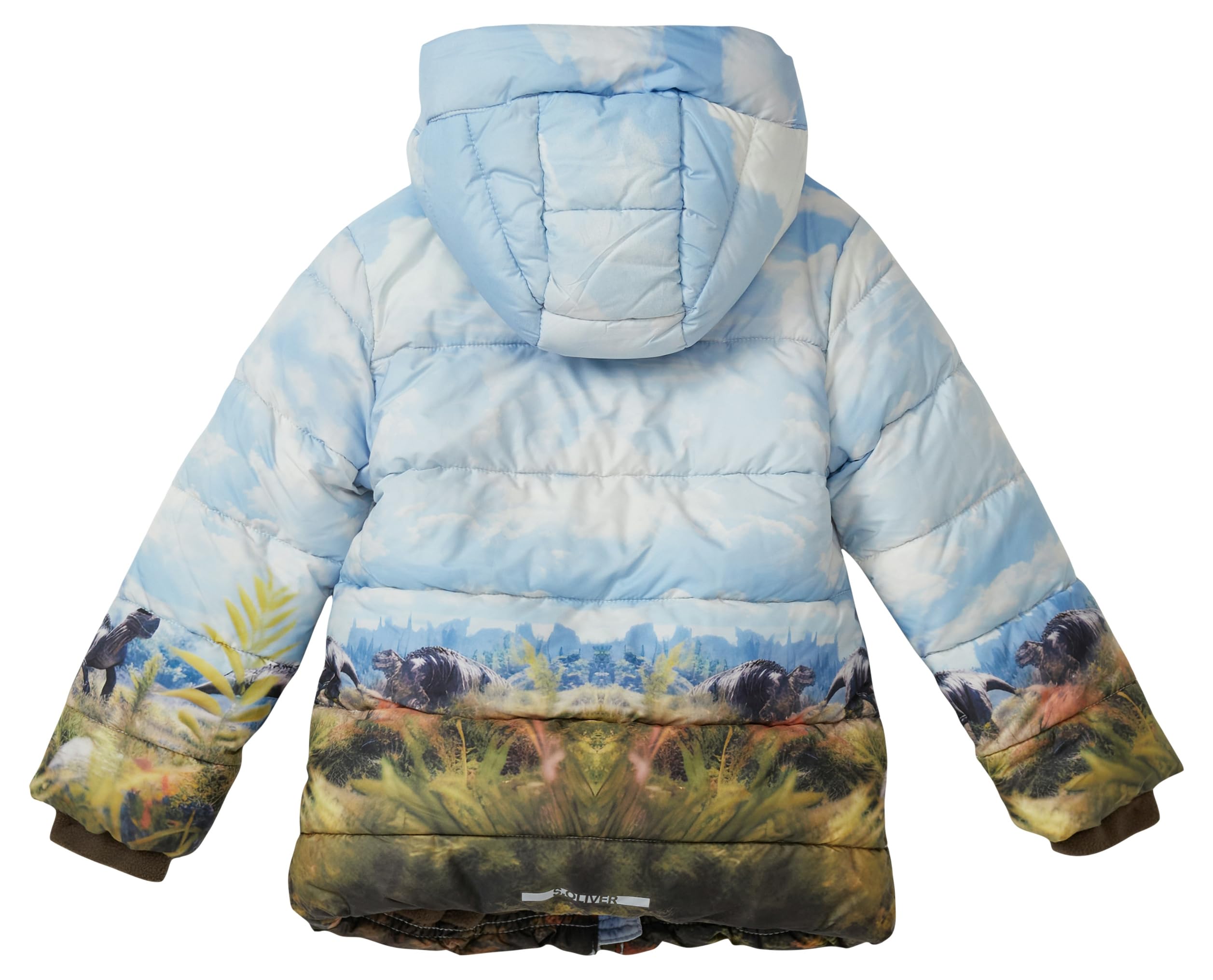 s.Oliver Wattierte Jacke mit Fleecefutter und Kapuze