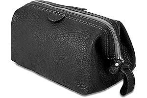 KomalC Leather Dopp Kit: The Epitome of Premium Travel Convenience