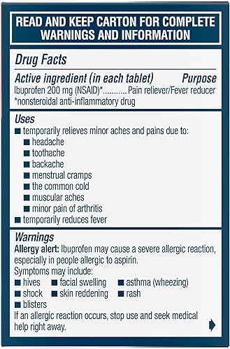 Vista 24 de Advil Analgésico y reductor de fiebre, medicamento para aliviar el dolor con ibuprofeno 200 mg para dolor de cabeza, dolor de espalda, dolor