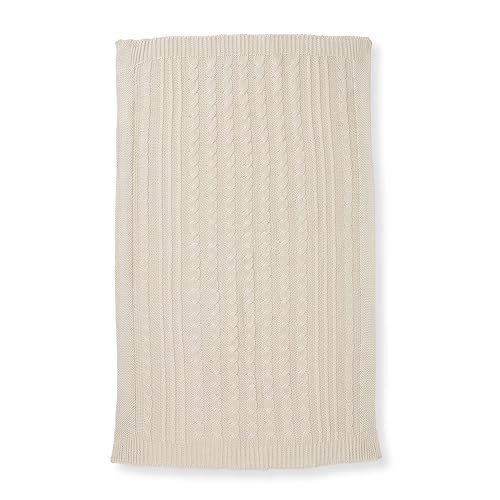 Burt's Bees Baby Manta para bebé, tejido trenzado, hecha con 100% algodón orgánico suave y transpirable, mantas de lactancia, lavable a máquina,