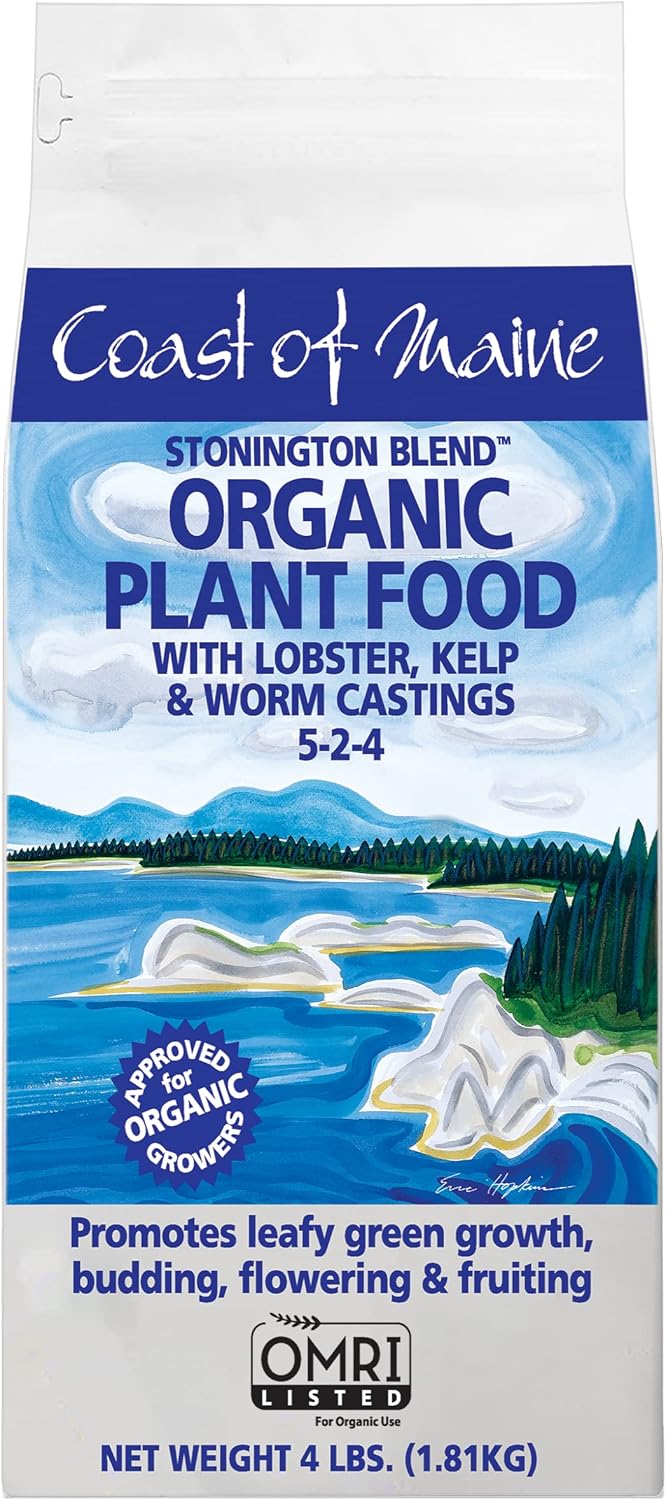 Coast of Maine Stonington Blend Organic Plant Food, 4 lb.