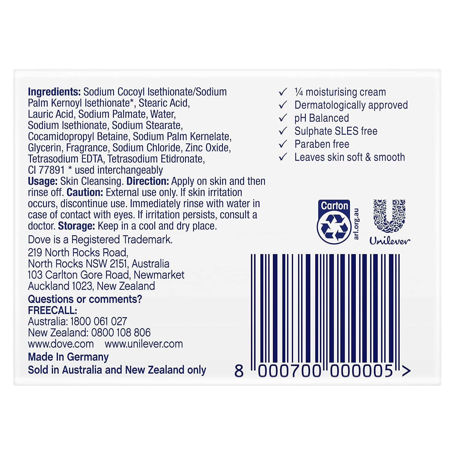 Dove White Moisturizing Cream Beauty Bar, 3.5 Ounce