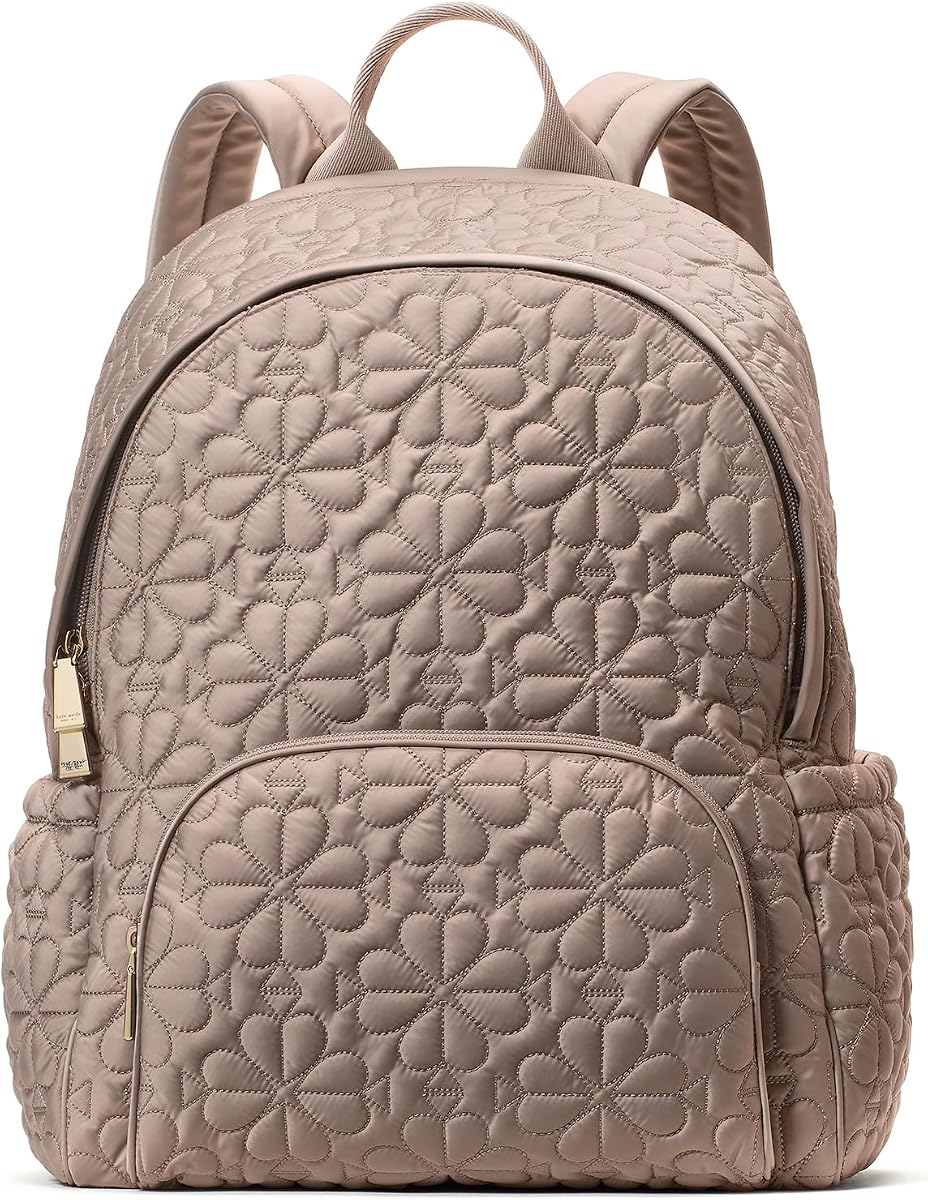 Tilly Quilted Fabric Large Backpack