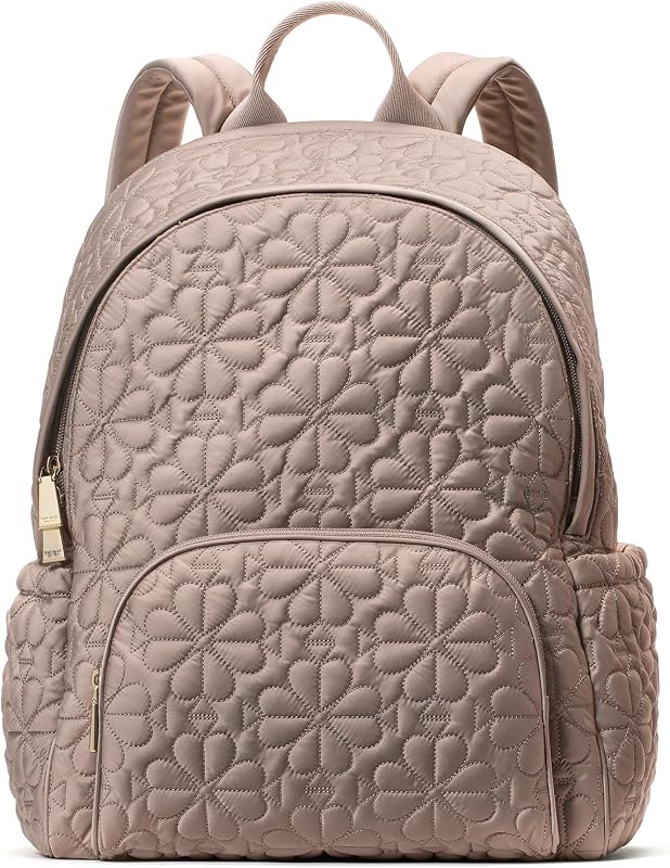 Tilly Quilted Fabric Large Backpack