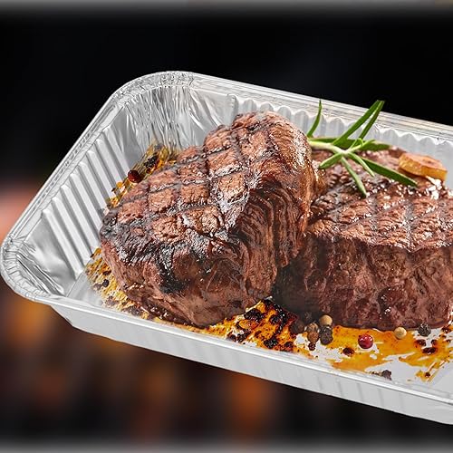 Miniatura 8 de Paquete de 50 bandejas de goteo compatibles con Weber 6415  Accesorios de parrilla para Weber Spirit, Genesis, Traveler, Q Series, revestimientos