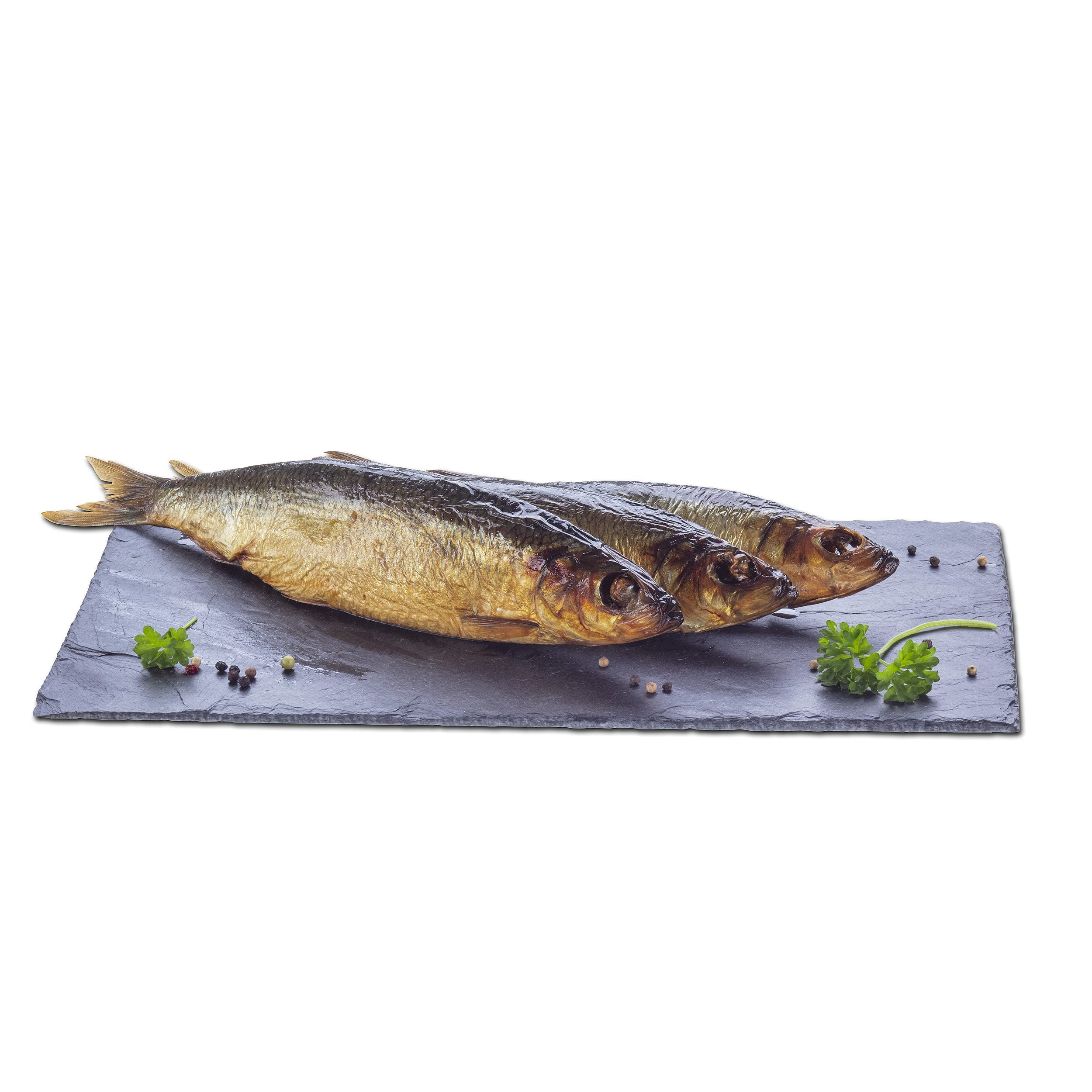 GreetFish Bücklinge, über Buchenrauch geräuchert, mild gesalzen, 1000g