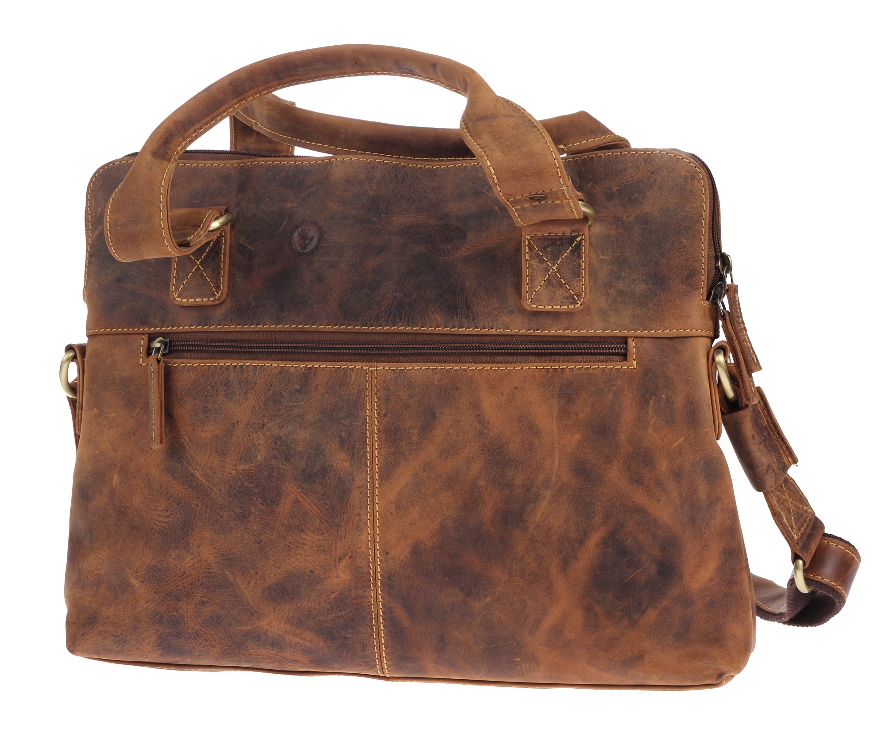 Greenburry Vintage Umhängetasche Henkeltasche 37x8x26cm