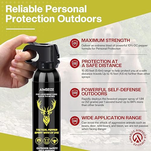 Miniatura 2 de Pepper Spray Maximum Strength 20 Feet Outdoor Camping & Hiking Protection for Women & Men