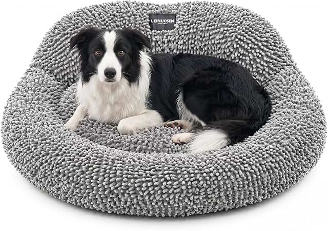 Leinuosen 35 Inch Donut Dog Bed image