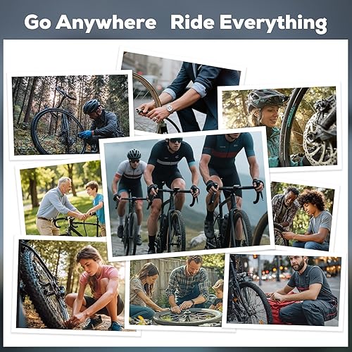 Miniatura 7 de Tubo interior de repuesto para neumático de bicicleta 700c para bicicleta de carretera de 28 pulgadas, repuesto de goma butílica de alta calidad,