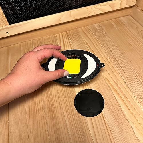 Miniatura 3 de SA5015 - Almohadilla de fragancia de ionizador de oxígeno para sauna infrarroja, paquete de 3, color blanco