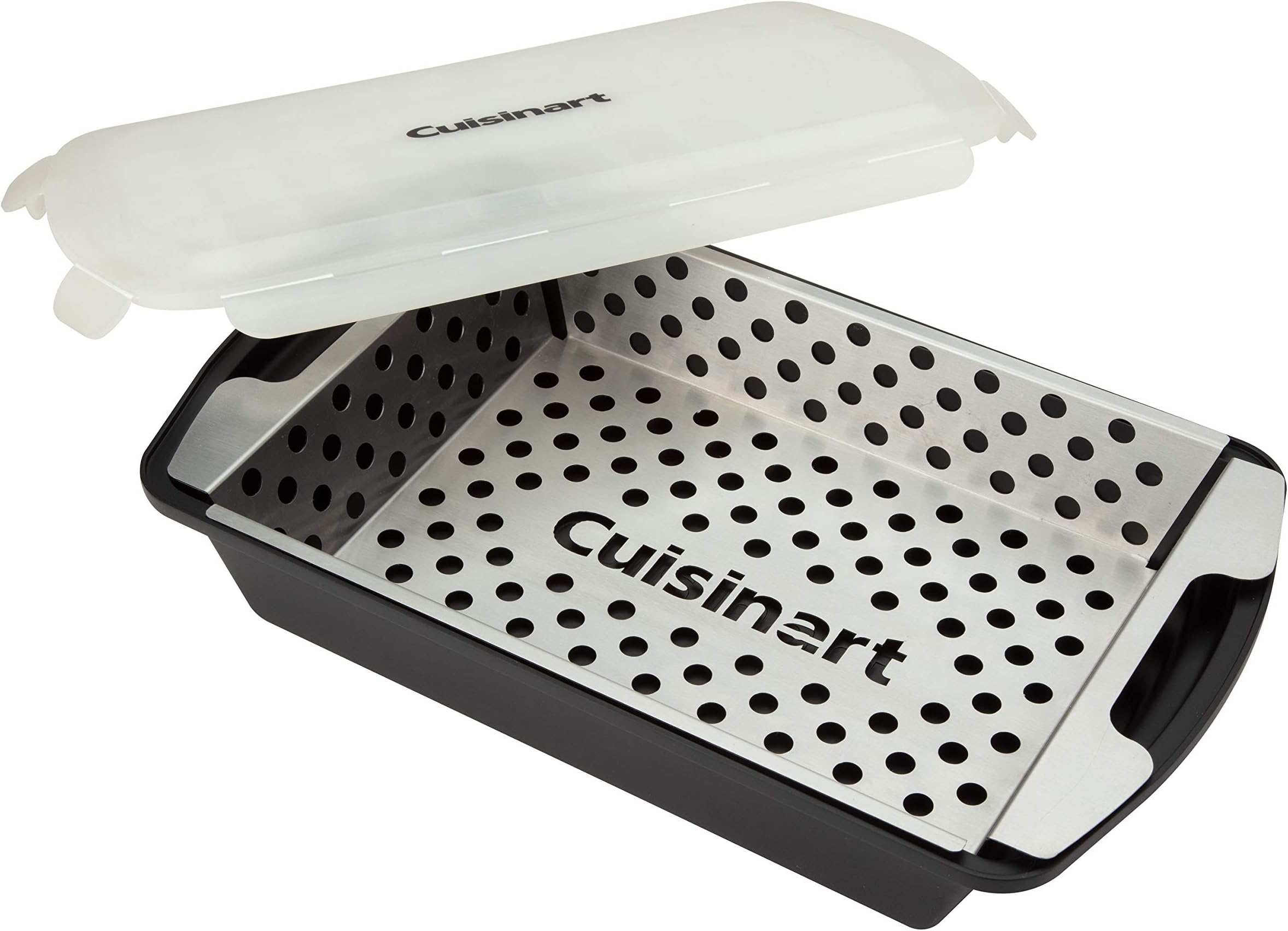Cuisinart CMT-200 Marinade and Grilling Basket Set, Stainless Steel