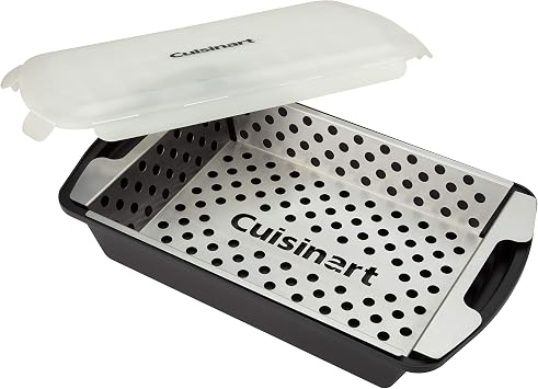 Cuisinart CMT-200 Marinade and Grilling Basket Set, Stainless Steel
