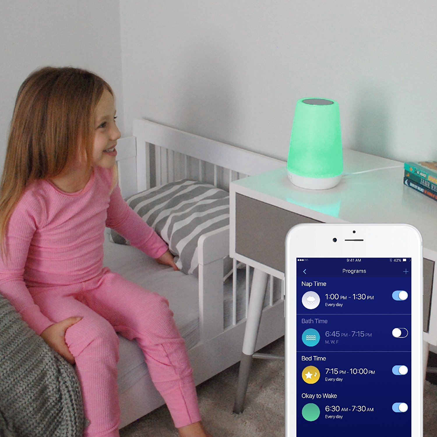 Amazon.co.jp: Hatch Baby レストナイトライト Rest Night Light 