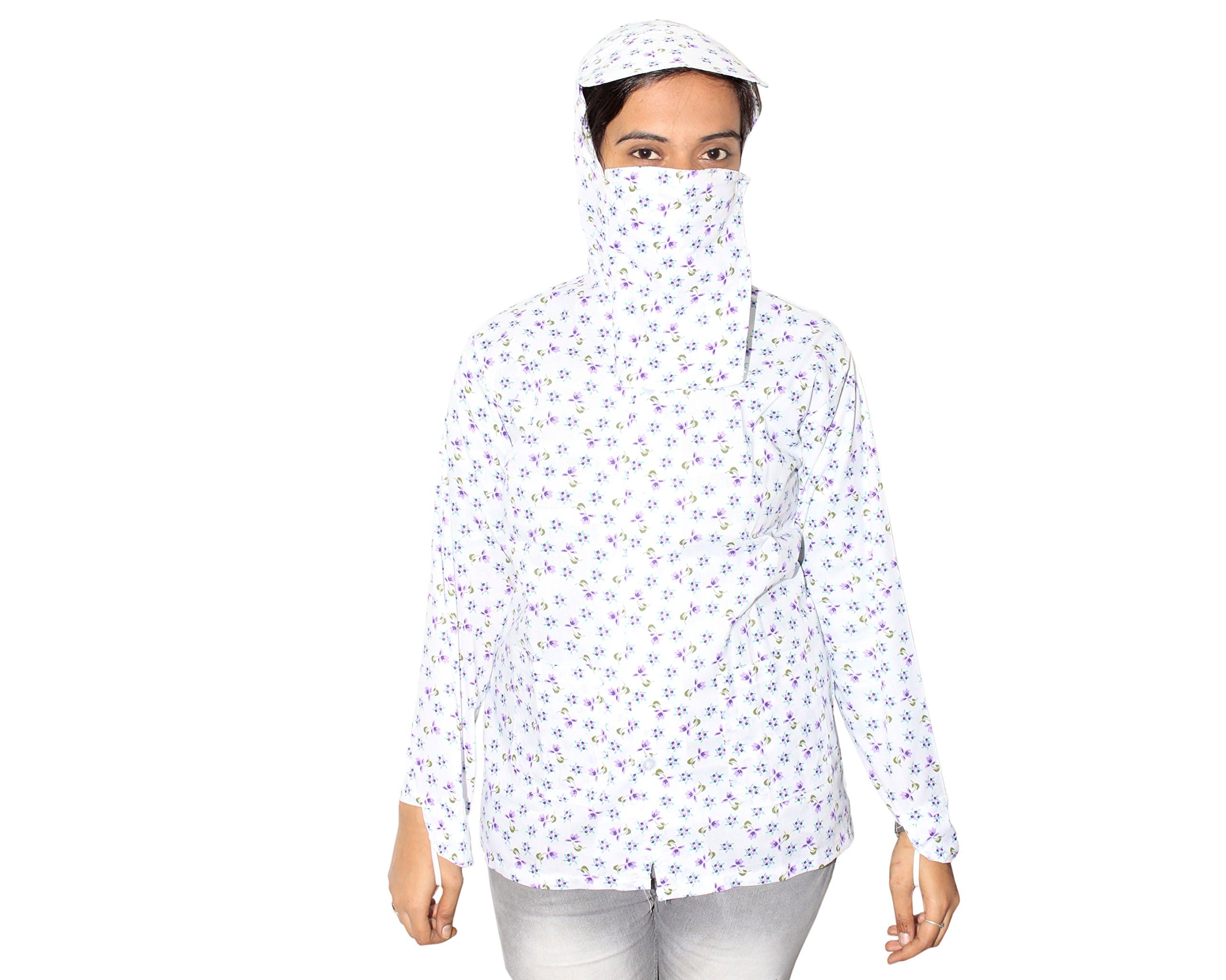 goodluck Summer Mask Sun Coat for Girls and (Important Note : Print Design May Vary, As per Stock)-picture-39