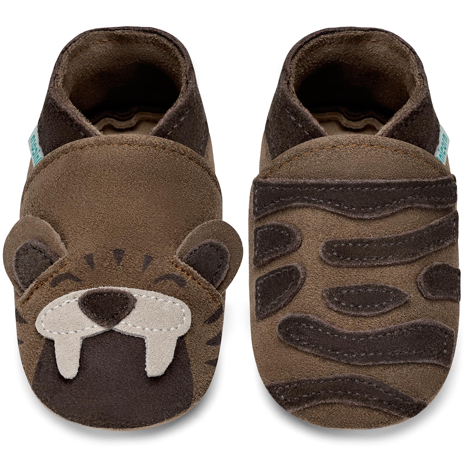 IceUnicorn Lauflernschuhe Baby Krabbelschuhe Lederschlappen Babys Jungen Mädchen Weicher Lederpuschen