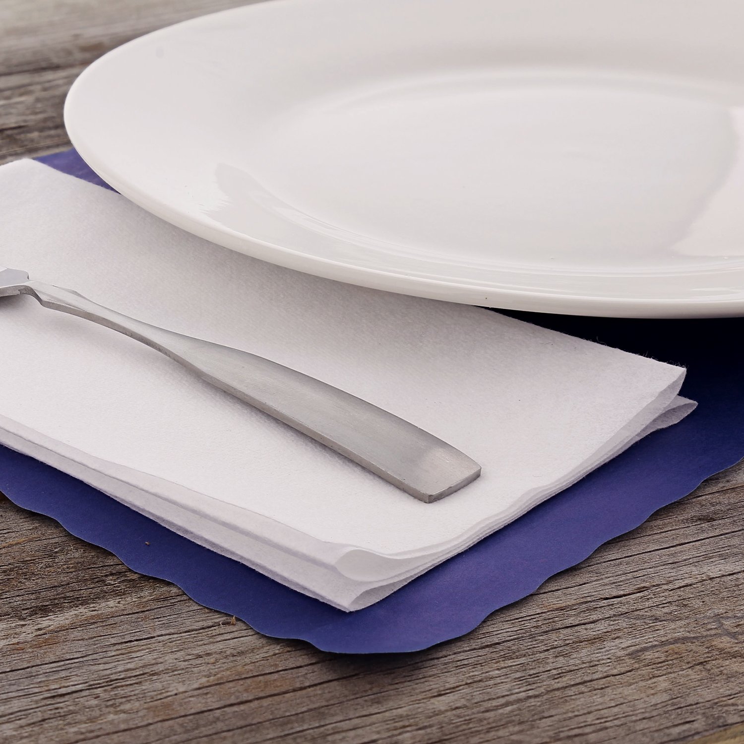 Royal Serviettes en Airlaid, 30 cm x 43 cm,1/6 pliables, Lot de 500.