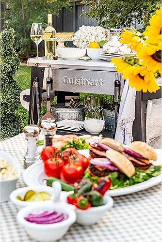 Miniatura 22 de Cuisinart CPT-194 Mesa de preparación de parrilla de acero inoxidable para exteriores