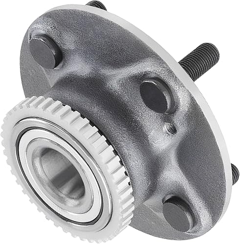 Miniatura 4 de Detroit Axle - 2 bujes de rodamiento de rueda traseros para Suzuki Aerio 2002-2007, Suzuki Esteem 1995-2002, 2 rodamientos de rueda completos y